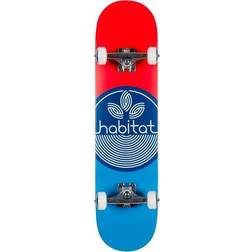 Habitat Komplet Skateboard Leaf Dot (Blå) Blå 7.75"