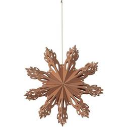 Broste Copenhagen Snowflake juledekoration Indian tan Dekorationsfigur