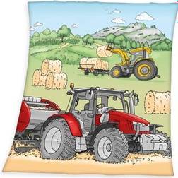 Traktor Fleece tæppe