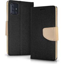 ForCell Fancy Book Cover til iPhone 13 Pro Max Sort/Guld