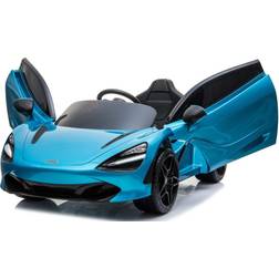 Megaleg McLaren 720S 12v blå-lakering m/gummihjul