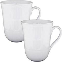 Royal Copenhagen White Fluted Krus 33cl 2stk