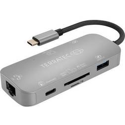 Terratec CONNECT C8 USB-CÂ® USB 2nd Gen multiport hub