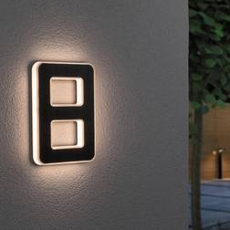 Paulmann solcelledrevet LED-husnummer Bedlampe