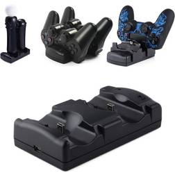 Northix Dual Charging Station for PS3 PS3 Move controller