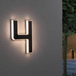 Paulmann solcelledrevet LED-husnummer Spotlight