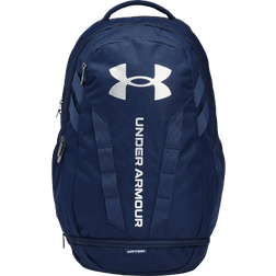 Under Armour Hustle 5.0 Backpack - Academy/Silver