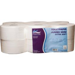 Multi Toiletpapir Pristine Extra Soft Jumbo Mini 2-lag Nyfiber,12
