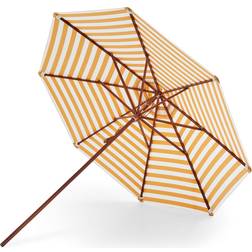 Skagerak Messina parasol Ø270, Golden Yellow Stripes