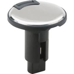 Attwood 910R2PSB-7 LightArmor 910R Series Round 2-Pin Light Base Overmold 306 SS Black Cover