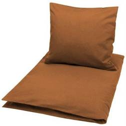 Müsli Junior sengetøj 100x140 cm - Solid ocher - 100% økologisk bomuld