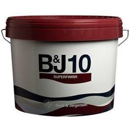B&J 10 SuperFinish Vægmaling White 9L