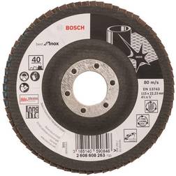 Bosch Lamelskive Inox Skrå 115mm K40 2608608263