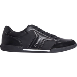 Calvin Klein Leather and Recycled Nylon Trainers