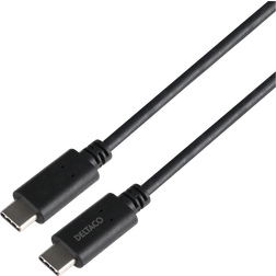 Deltaco USB-kabel USB-C han USB 3.1 Gen 2 5 A