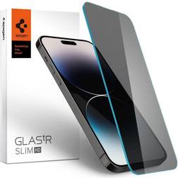 Spigen iPhone 14 Pro Glas.tr Hærdet Glas Skærmbeskyttelse Gennemsigtig