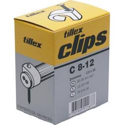 Tillex Clips 8-12/30 mm sort