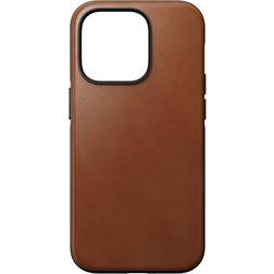 Nomad iPhone 14 Pro Cover Modern Leather Case English Tan