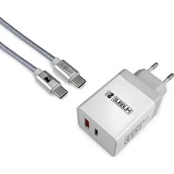 Subblim Vægoplader USB A til USB C-kabel