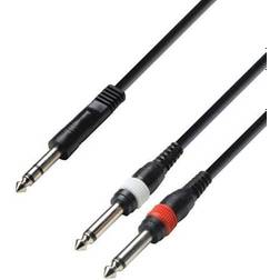 Adam Hall Cable 6.3 stereo to 2 mono 6 m - K3 YVPP 0600