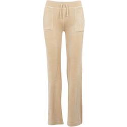 Juicy Couture Del Ray Classic Velour Pant - Brazilian Sand