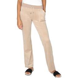 Juicy Couture Del Ray Classic Velour Pant - Taupe