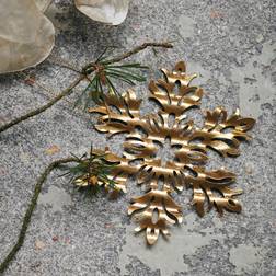 House Doctor Tin Plate Snow Flower Ornament Juletræspynt