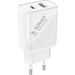 Savio LA-04 strømforsyningsadapter USB, 24 pin USB-C 18 Watt