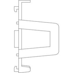 DIN-skinne beslag for tavlemontering af Box lysdæmper eller relæ