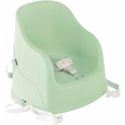 Thermobaby Tudi Chair Booster 6 till 36 månader 3 -punkts säkerhetssele Céladon Green