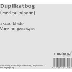 Mayland Duplikatbog 2x100 blade 126x148mm