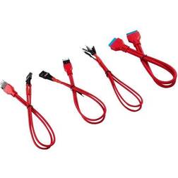 Corsair Premium Sleeved I/O Cable Extension Kit - Red