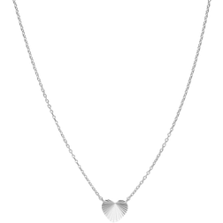 Jane Kønig Reflection Heart Necklace - Silver