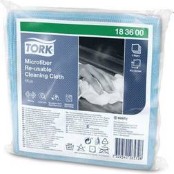 Tork Blue Microfibre Cloths Cleaning, 6