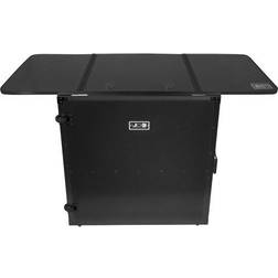 UDG Ultimate Fold Out DJ Table, Black MK2 Plus with Wheels