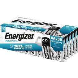 Energizer Alkaline Max Plus AA 50-pack