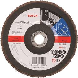 Bosch Lamelslibeskive B:mt 180x22mm K40 Skrå 2608606737