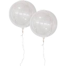 Balloons Round with LED Light 2-pack