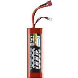 Conrad energy Modelbyggeri-batteripakke (LiPo) 7.4 V 3000 mAh Celletal: 2 20 C Stick Hardcase T-tilslutning