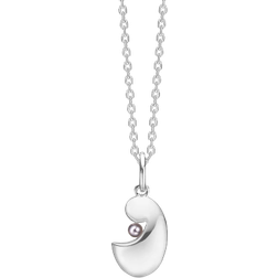 Mads Z Mother//Child Mini Necklace - Silver/Pearl