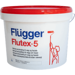 Flügger Flutex 5 Vægmaling White 10L