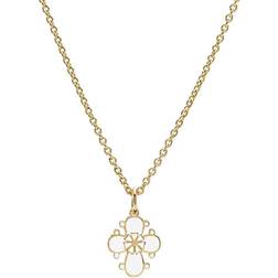Lund Copenhagen Daisy Pendant Necklace - Gold