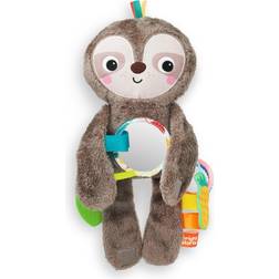 Bright Starts Sloth Cuddly Toy for Travelling with Various Textures & Mirrors