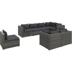 vidaXL 3102607 Loungesæt, borde inkl. 8 sofaer
