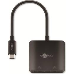 Goobay USB-C multiport dual DisplayPort