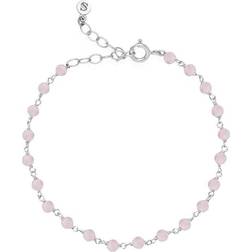 Sistie Boheme Bracelet - Silver/Pink
