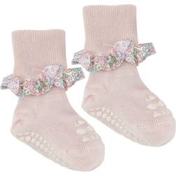 Go Baby Go Liberty Ruffle Socks - Soft Pink