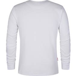 Engel Extend langærmet Grandad T-shirt, Hvid