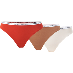 Tommy Hilfiger 3-pak Recycled Essentials Thong Nature/Red