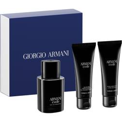Giorgio Armani Dufte Code Homme Gavesæt Eau de Toilette Spray Shower Gel After Shave Balm